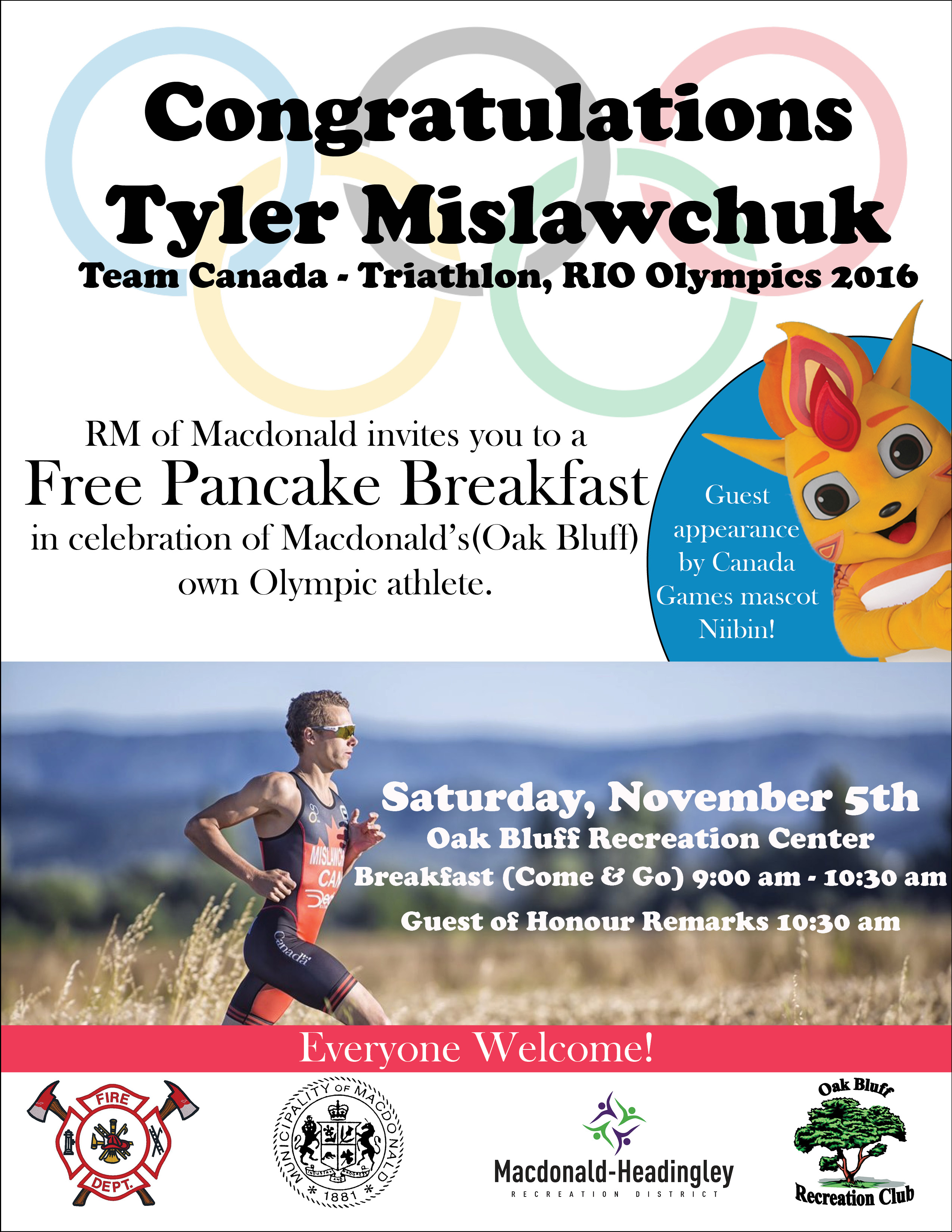 Tyler Mislawchuk Pancake Breakfast